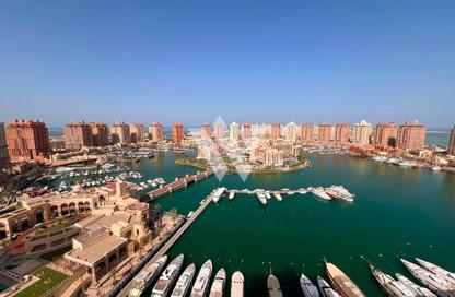 Apartment - 2 Bedrooms - 3 Bathrooms for sale in East Porto Drive - Porto Arabia - The Pearl Island - Doha Apartment - 2 Bedrooms - 3 Bathrooms for sale in East Porto Drive - Porto Arabia - The Pearl Island - Doha