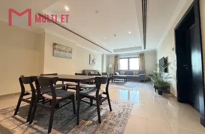 Apartment - 1 Bedroom - 2 Bathrooms for rent in East Porto Drive - Porto Arabia - The Pearl Island - Doha