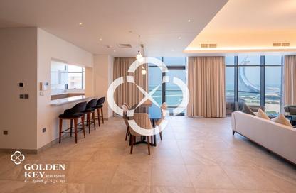Penthouse - 4 Bedrooms - 5 Bathrooms for rent in Lusail Marina Heights - Marina District - Lusail Penthouse - 4 Bedrooms - 5 Bathrooms for rent in Lusail Marina Heights - Marina District - Lusail