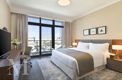 Apartment - 2 Bedrooms - 4 Bathrooms for rent in Le Mirage City Walk - Fereej Bin Mahmoud South - Fereej Bin Mahmoud - Doha