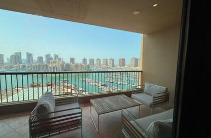 Apartment - 2 Bedrooms - 3 Bathrooms for rent in East Porto Drive - Porto Arabia - The Pearl Island - Doha