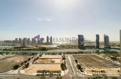 Apartment - 2 Bedrooms - 2 Bathrooms for rent in Lusail Marina Heights - Marina District - Lusail