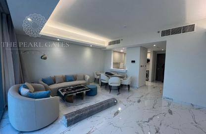 Apartment - 2 Bedrooms - 3 Bathrooms for rent in Lusail Marina Heights - Marina District - Lusail