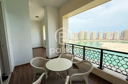 Apartment - 2 Bedrooms - 3 Bathrooms for rent in Viva East - Viva Bahriyah - The Pearl Island - Doha