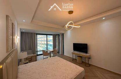 Apartment - 1 - 1 for rent in Lusail Marina Heights - Marina District - Lusail