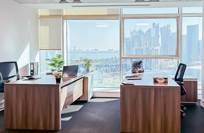 Office Space - Studio - 4 Bathrooms for rent in Al Jazeera Tower - West Bay - West Bay - Doha