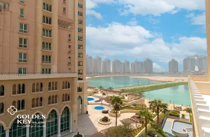 Apartment - 2 Bedrooms - 3 Bathrooms for rent in Imperial Amber - Viva Bahriyah - The Pearl Island - Doha