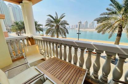 Apartment - 1 Bedroom - 2 Bathrooms for rent in Viva West - Viva Bahriyah - The Pearl Island - Doha