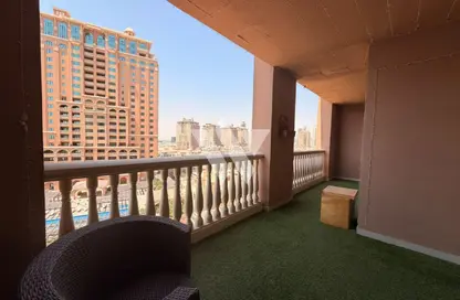 Apartment - 1 Bedroom - 2 Bathrooms for rent in East Porto Drive - Porto Arabia - The Pearl Island - Doha Apartment - 1 Bedroom - 2 Bathrooms for rent in East Porto Drive - Porto Arabia - The Pearl Island - Doha
