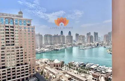 Apartment - 1 Bedroom - 2 Bathrooms for rent in West Porto Drive - Porto Arabia - The Pearl Island - Doha