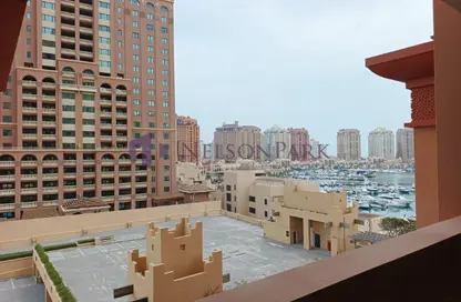Apartment - 1 Bedroom - 2 Bathrooms for rent in East Porto Drive - Porto Arabia - The Pearl Island - Doha