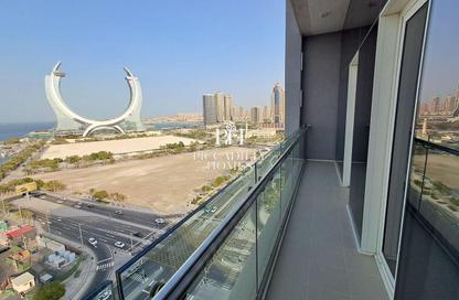 Apartment - 1 Bedroom - 2 Bathrooms for rent in Taameer Central Tower - Marina  25 - Marina District - Lusail