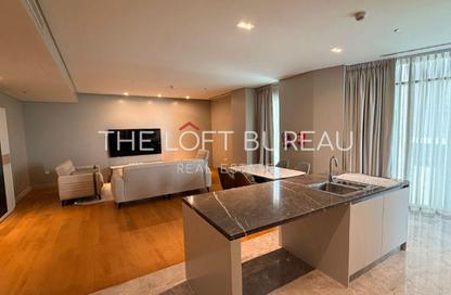 Apartment - 1 Bedroom - 2 Bathrooms for rent in Seef Lusail Tower 1 - Seef Lusail - Lusail City - Lusail