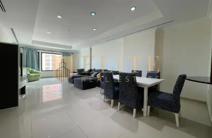 Apartment - 2 Bedrooms - 2 Bathrooms for rent in Tower 16 - Porto Arabia - The Pearl Island - Doha