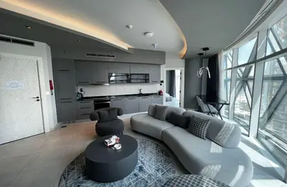 شقة - غرفة نوم - 2 حمامات للايجار في مرتفعات مارينا لوسيل - منطقة المارينا - الوسيل