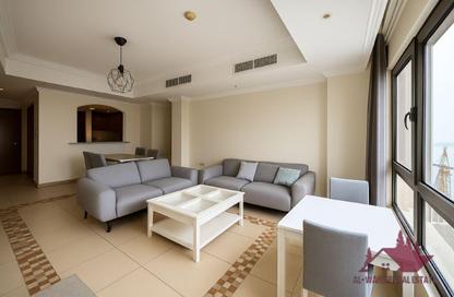 Apartment - 1 Bedroom - 2 Bathrooms for rent in East Porto Drive - Porto Arabia - The Pearl Island - Doha