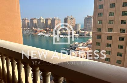 Apartment - 1 Bedroom - 2 Bathrooms for rent in East Porto Drive - Porto Arabia - The Pearl Island - Doha