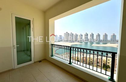 Apartment - 3 Bedrooms - 3 Bathrooms for rent in Viva West - Viva Bahriyah - The Pearl Island - Doha