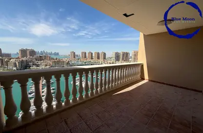 Apartment - 2 Bedrooms - 3 Bathrooms for rent in West Porto Drive - Porto Arabia - The Pearl Island - Doha