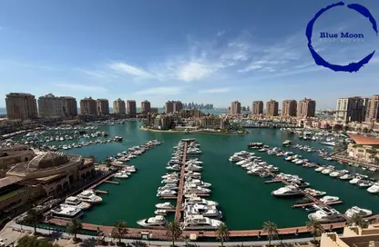 Apartment - 2 Bedrooms - 3 Bathrooms for rent in West Porto Drive - Porto Arabia - The Pearl Island - Doha