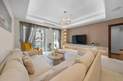 شقة - غرفة نوم - 2 حمامات للايجار في كريستال ريزيدنس - جزيرة جيوان - جزيرة اللؤلؤة - الدوحة