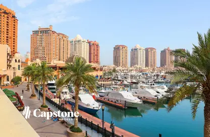 Apartment - 2 Bedrooms - 3 Bathrooms for rent in Porto Arabia Townhouses - Porto Arabia - The Pearl Island - Doha