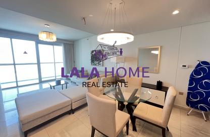 Apartment - 1 - 2 for rent in Lusail Marina Heights - Marina District - Lusail