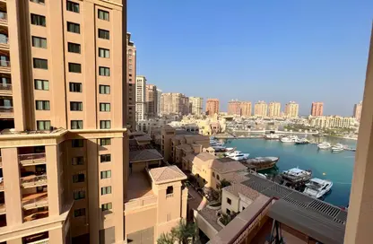 شقة - غرفة نوم - 2 حمامات للايجار في طريق بورتو الشرقي - بورتو أرابيا - جزيرة اللؤلؤة - الدوحة