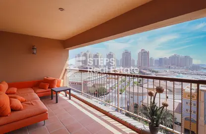 Apartment - 2 Bedrooms - 4 Bathrooms for sale in West Porto Drive - Porto Arabia - The Pearl Island - Doha