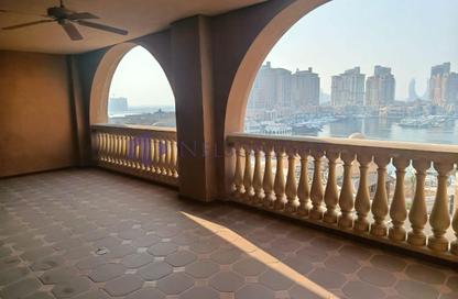 Apartment - 1 Bedroom - 2 Bathrooms for rent in East Porto Drive - Porto Arabia - The Pearl Island - Doha