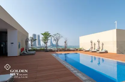 شقة - 2 غرف نوم - 3 حمامات للايجار في كريستال ريزيدنس - جزيرة جيوان - جزيرة اللؤلؤة - الدوحة