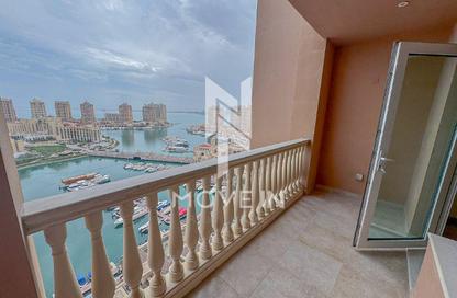 Apartment - 2 Bedrooms - 3 Bathrooms for rent in East Porto Drive - Porto Arabia - The Pearl Island - Doha
