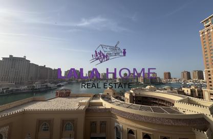 Apartment - 1 Bedroom - 2 Bathrooms for rent in East Porto Drive - Porto Arabia - The Pearl Island - Doha