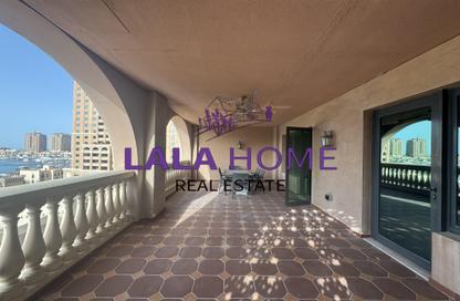 Apartment - 1 Bedroom - 2 Bathrooms for rent in East Porto Drive - Porto Arabia - The Pearl Island - Doha Apartment - 1 Bedroom - 2 Bathrooms for rent in East Porto Drive - Porto Arabia - The Pearl Island - Doha