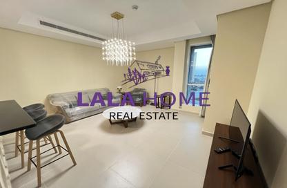 Apartment - 1 Bedroom - 2 Bathrooms for rent in Lusail Marina Heights - Marina District - Lusail