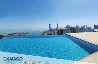 Apartment - 1 Bedroom - 1 Bathroom for rent in FJ9 Residential Tower - Marina District - Lusail