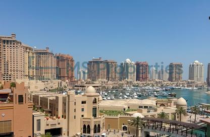 Apartment - 1 Bedroom - 2 Bathrooms for rent in East Porto Drive - Porto Arabia - The Pearl Island - Doha Apartment - 1 Bedroom - 2 Bathrooms for rent in East Porto Drive - Porto Arabia - The Pearl Island - Doha
