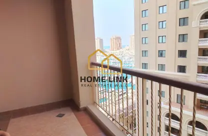 شقة - غرفة نوم - 2 حمامات للايجار في طريق بورتو الشرقي - بورتو أرابيا - جزيرة اللؤلؤة - الدوحة