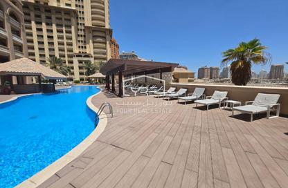 Apartment - 1 Bedroom - 2 Bathrooms for rent in East Porto Drive - Porto Arabia - The Pearl Island - Doha Apartment - 1 Bedroom - 2 Bathrooms for rent in East Porto Drive - Porto Arabia - The Pearl Island - Doha