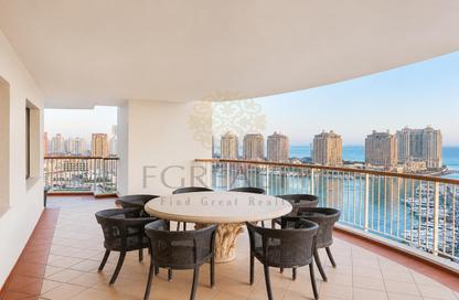 Apartment - 5 Bedrooms - 7 Bathrooms for rent in West Porto Drive - Porto Arabia - The Pearl Island - Doha Apartment - 5 Bedrooms - 7 Bathrooms for rent in West Porto Drive - Porto Arabia - The Pearl Island - Doha