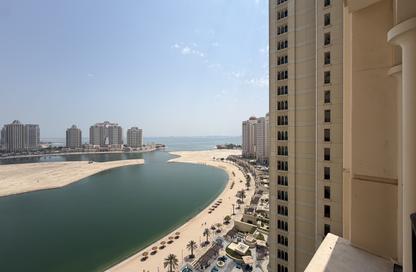 Hotel Apartments - 1 Bedroom - 2 Bathrooms for rent in Viva Central - Viva Bahriyah - The Pearl Island - Doha