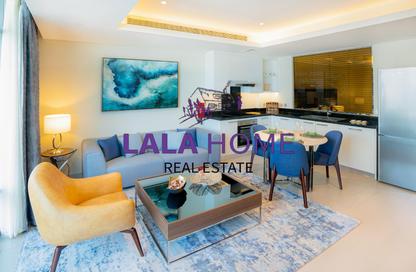 Apartment - 1 Bedroom - 1 Bathroom for rent in Abraj Bay - Abraj Quartiers - The Pearl Island - Doha