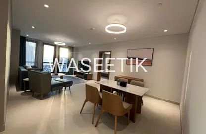 شقة - غرفة نوم - 2 حمامات للايجار في البلاج الجنوبي - البلاج - جزيرة اللؤلؤة - الدوحة