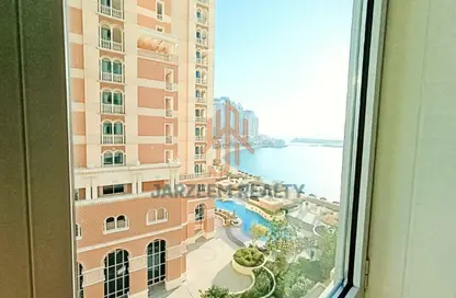 Apartment - Studio - 1 Bathroom for rent in Viva West - Viva Bahriyah - The Pearl Island - Doha