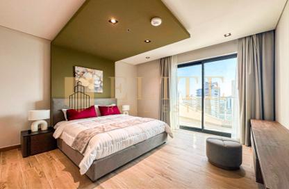 Apartment - 1 Bedroom - 2 Bathrooms for rent in Lusail Marina Heights - Marina District - Lusail