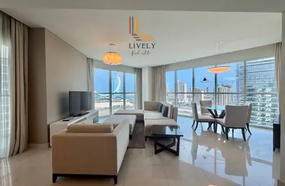 Apartment - 1 Bedroom - 2 Bathrooms for rent in Lusail Marina Heights - Marina District - Lusail