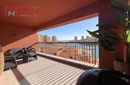Apartment - 2 Bedrooms - 2 Bathrooms for rent in East Porto Drive - Porto Arabia - The Pearl Island - Doha