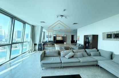 Apartment - 3 Bedrooms - 4 Bathrooms for rent in Zig Zag Tower B - Zig Zag Towers - West Bay - Doha