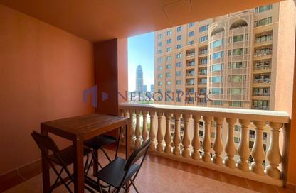 Apartment - 1 Bedroom - 2 Bathrooms for rent in Tower 11 - Porto Arabia - The Pearl Island - Doha
