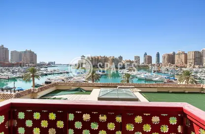 تاون هاوس - غرفة نوم - 2 حمامات للايجار في منازل تاون هاوس - بورتو أرابيا - جزيرة اللؤلؤة - الدوحة